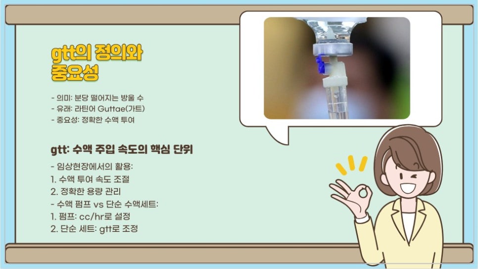 gtt(방울 수) 정의, 수액 계산법 및 자주 사용하는 수액의 분당 방울수 계산하기 : 네이버 블로그