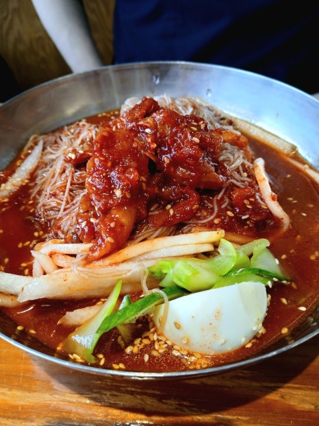 냉면장수 이미지