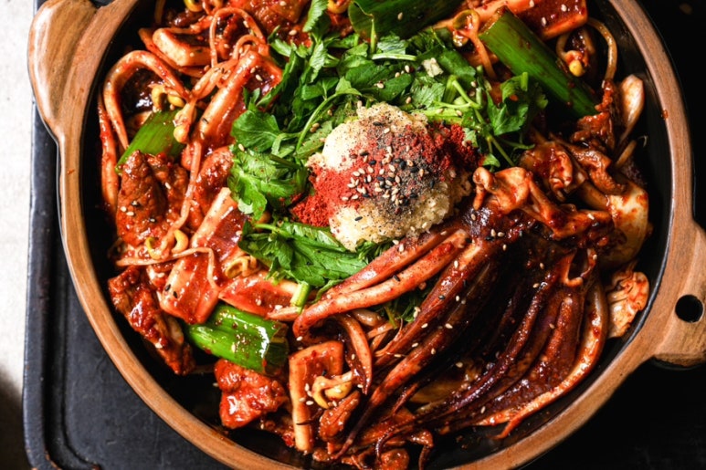 대청얼큰오징어찌개 이미지
