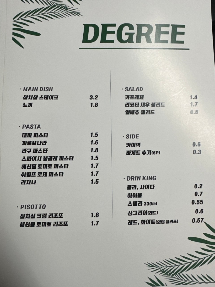 디그리(Degree) 이미지