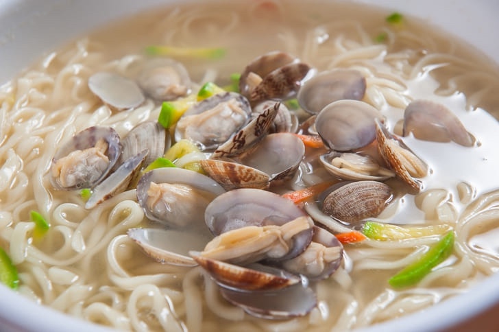 수바지락칼국수 이미지