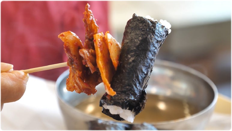 통영뱃머리충무김밥 이미지
