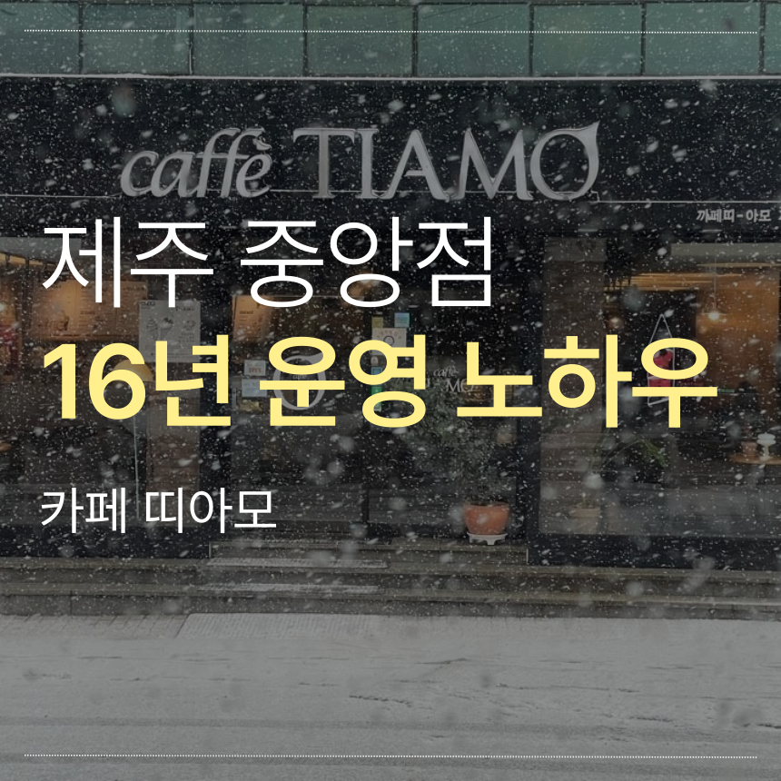 카페띠아모제주중앙점 이미지