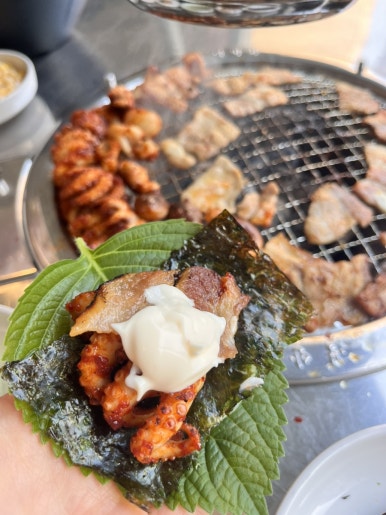 평화 숯불 쭈꾸미 이미지