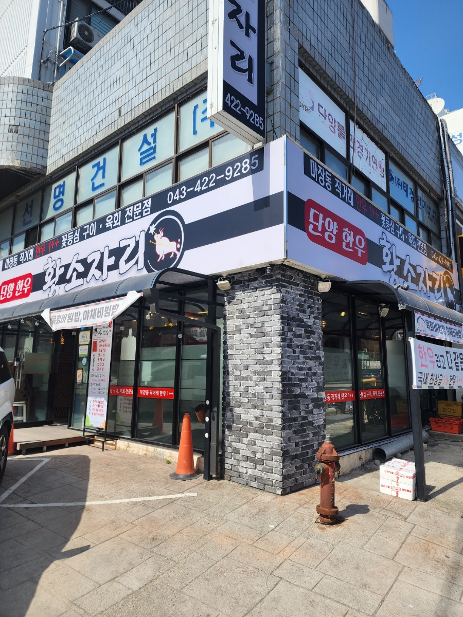 단양 한우 황소자리 이미지