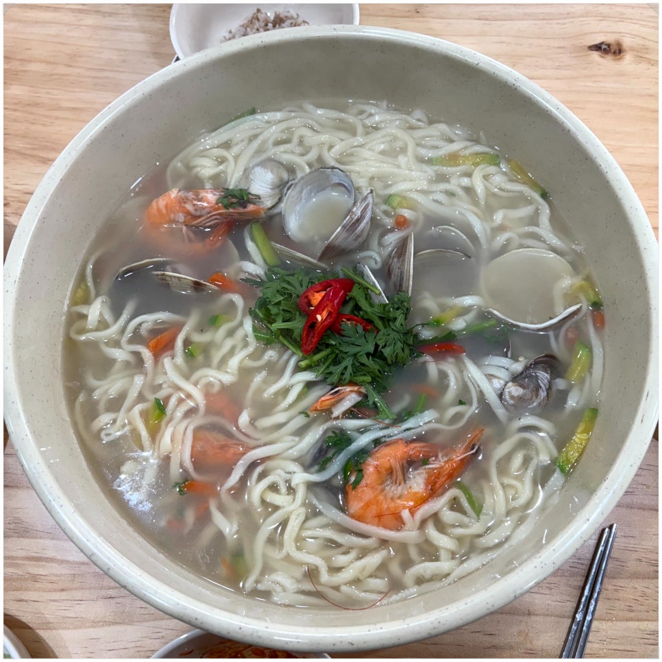 범칼국수 이미지