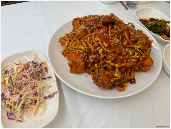 서해아구동해밀면 이미지