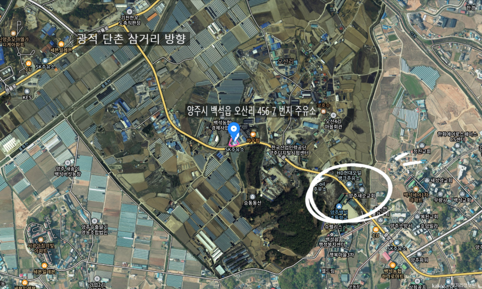 백석주유소 이미지