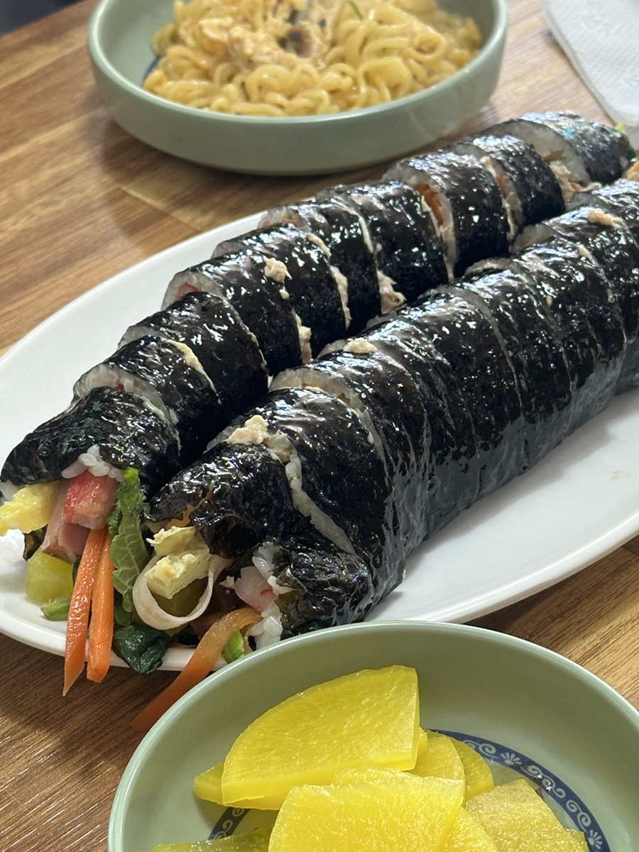 라면과김밥 이미지