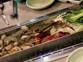 통큰 부추 칼국수 이미지