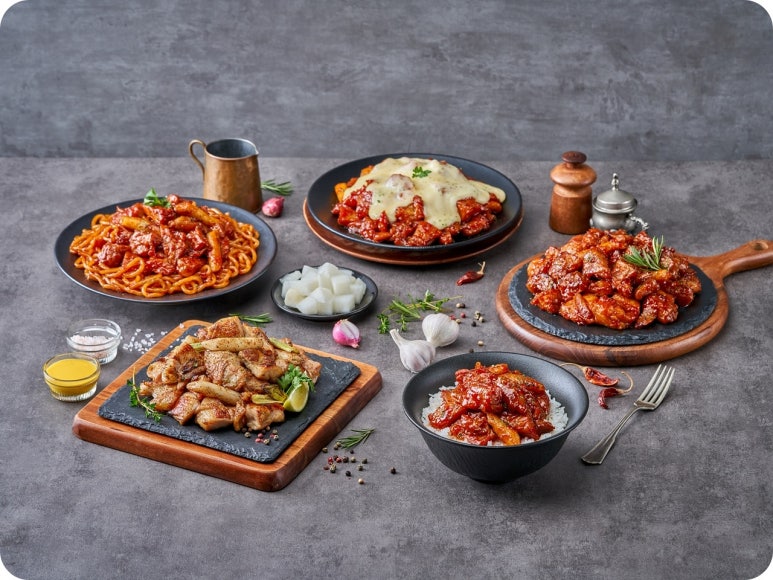 바베큐치킨 이미지
