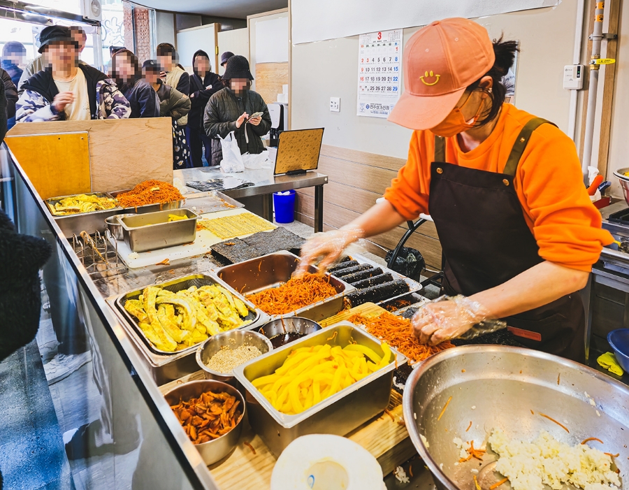 옛날당근김밥 이미지