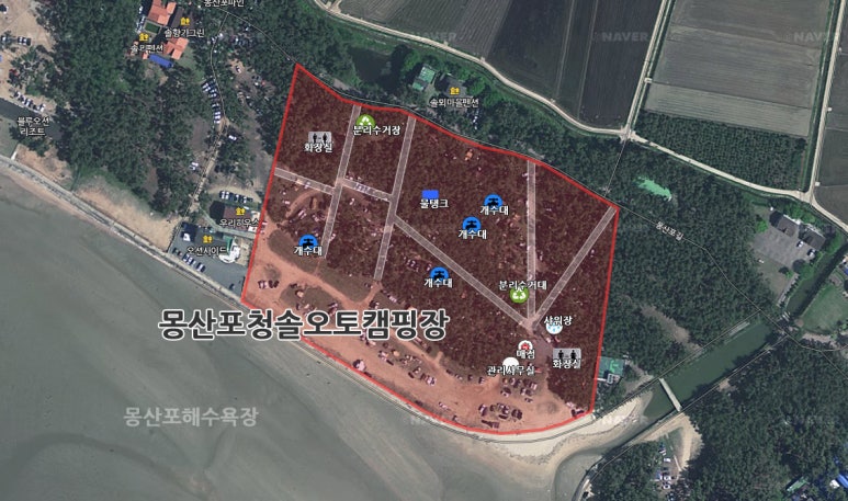 몽산포힐링캠핑장 이미지