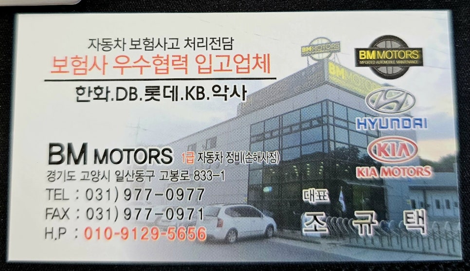 BM모터스 이미지