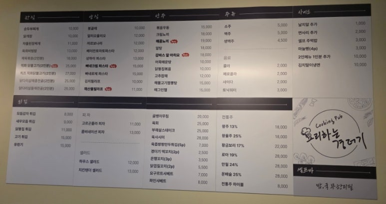 요리하는 경더기 이미지