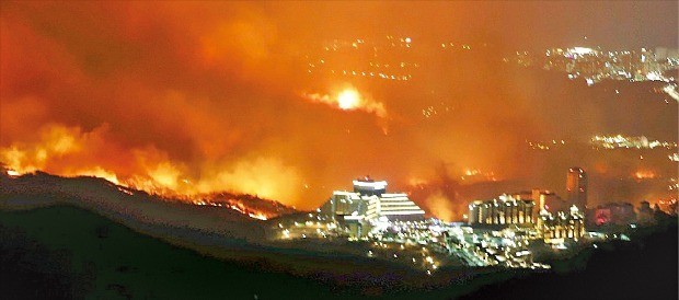 산불 무인 감시 시스템 이미지