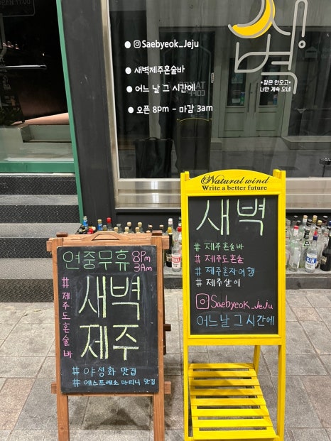새벽제주혼술바 이미지