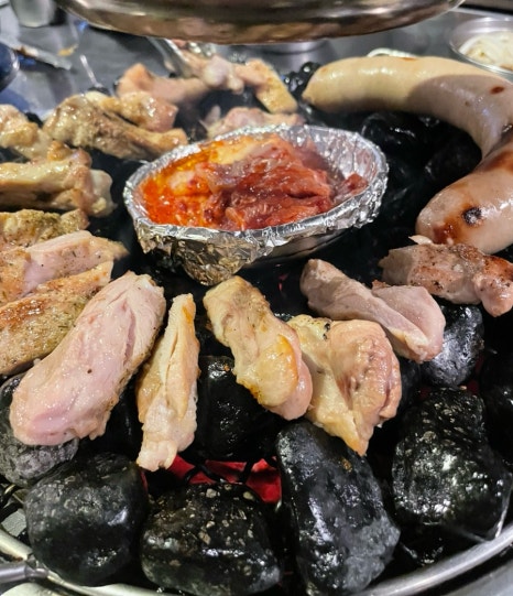 드럼통돌구이 이미지