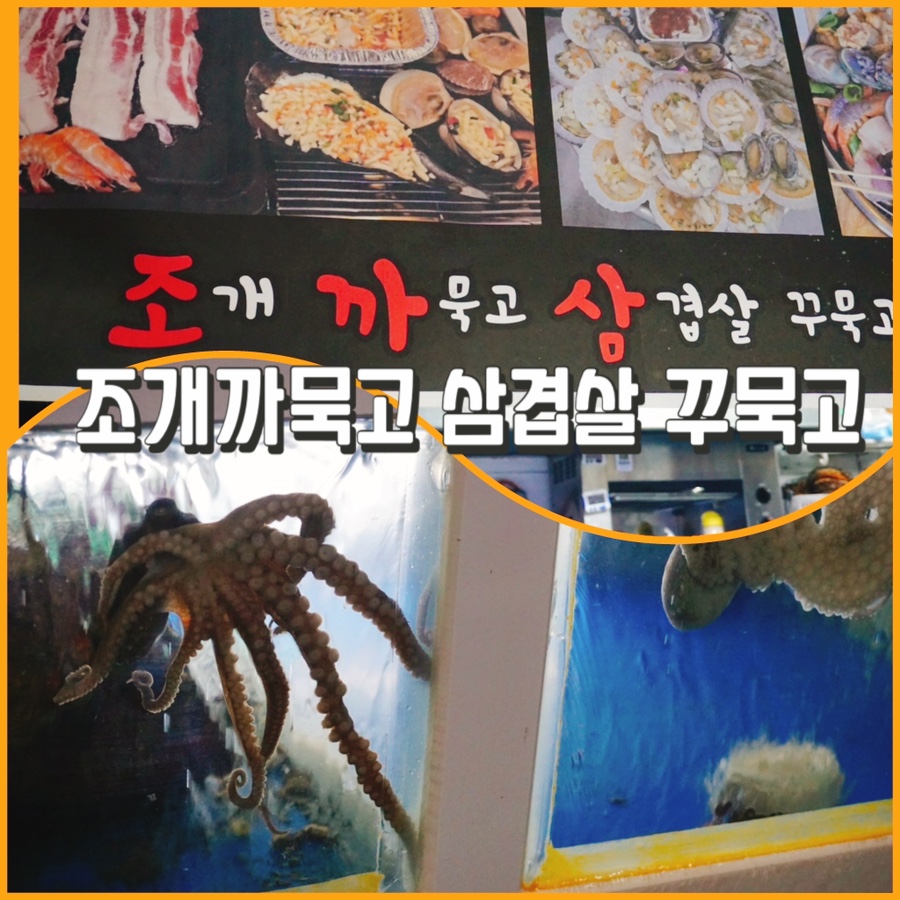 조개까묵고삼겹살꾸묵고 이미지