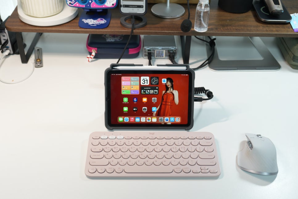 로지텍 K380 핑크블루투스 키보드 휴대용 아이패드 미니7세대 키보드 사용 후기 (내돈내산) 이미지 3
