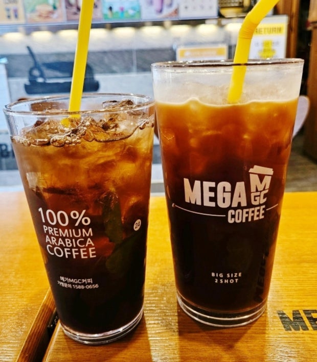 메가커피 이미지