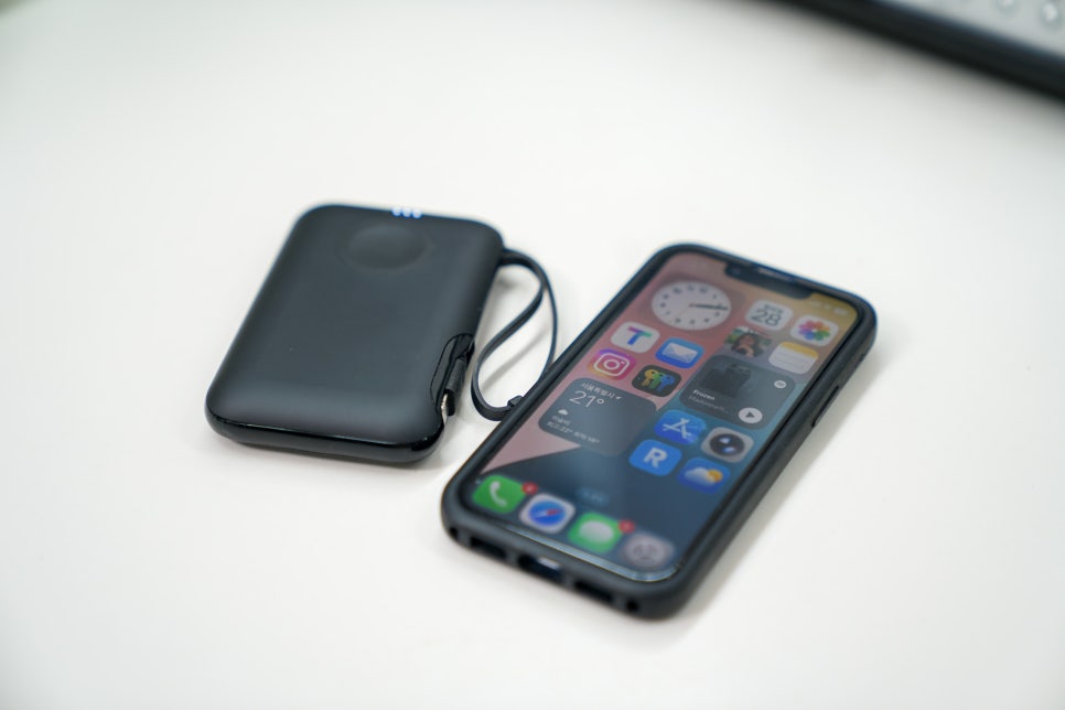 아이티스타일 3in1 5000mAh 보조배터리 충전기 애플워치 울트라2 전용으로 사용해보니 이미지 8