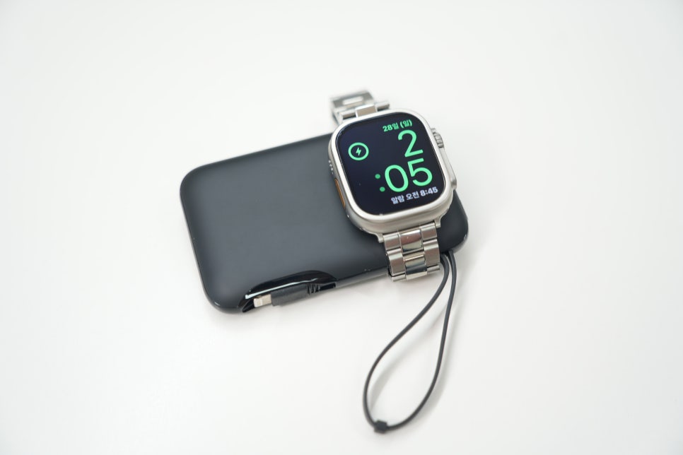 아이티스타일 3in1 5000mAh 보조배터리 충전기 애플워치 울트라2 전용으로 사용해보니 이미지 7