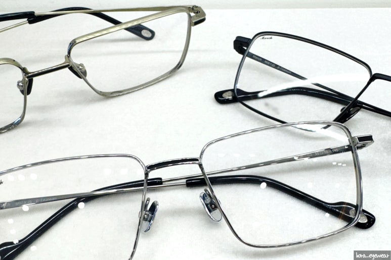 [ MARCH EYEWEAR KAL ]국내 하우스 브랜드 마치 아이웨어 스퀘어 메탈테 칼 긱시크안경 신림 보라매 보라안경 ...