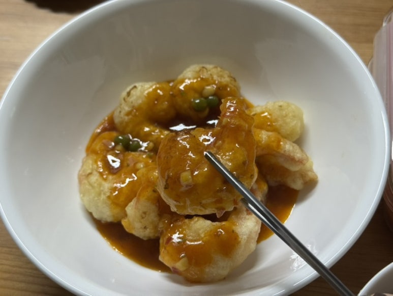 롯데마트 요리하다 X 정지선 셰프 깐쇼칠리새우 솔직 후기🍤 내돈내산 : 네이버 블로그