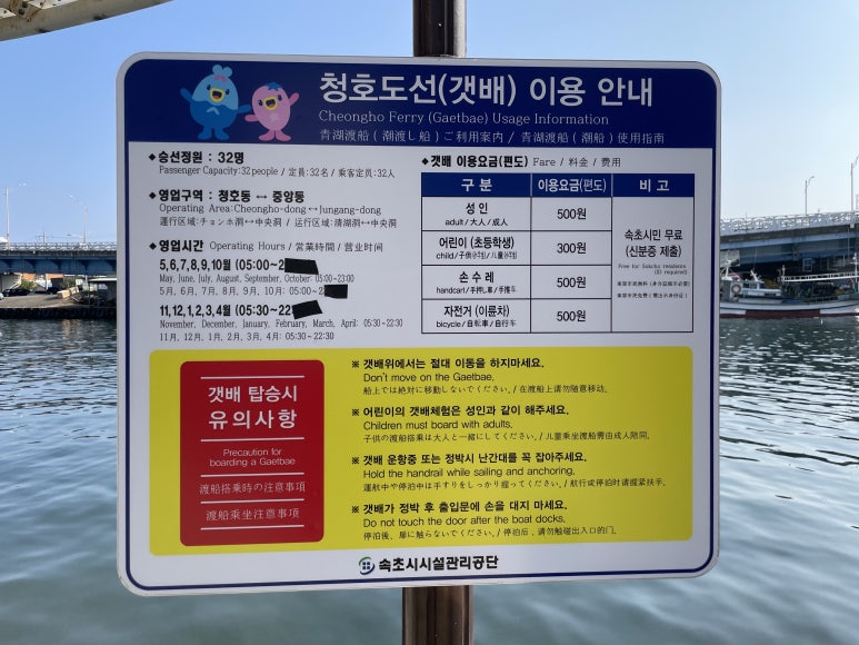 Cheongho Ferry