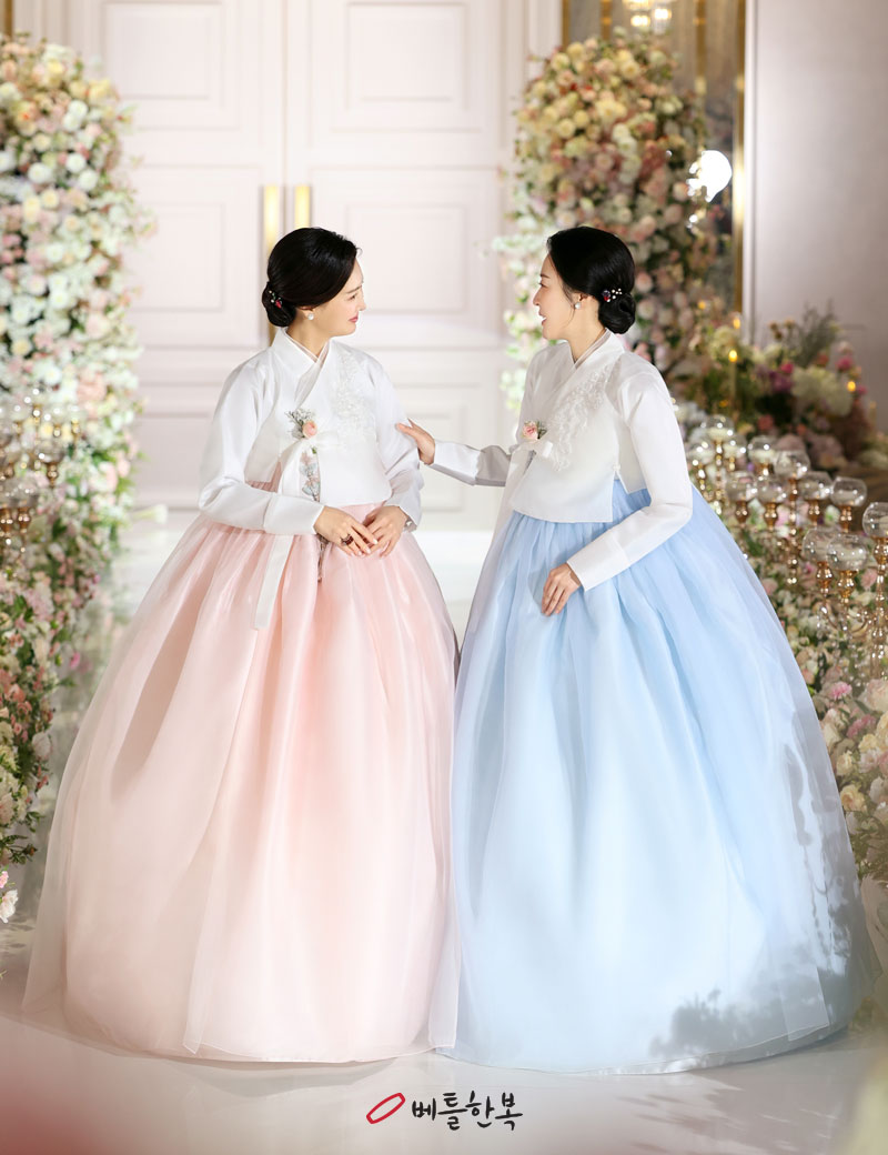 한복옷깃 이미지