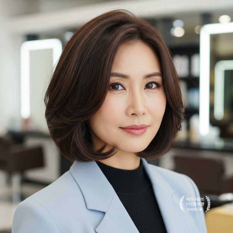 50대 여성 세련된 헤어스타일 10년 젊어지는 스타일 가이드 : 네이버 블로그