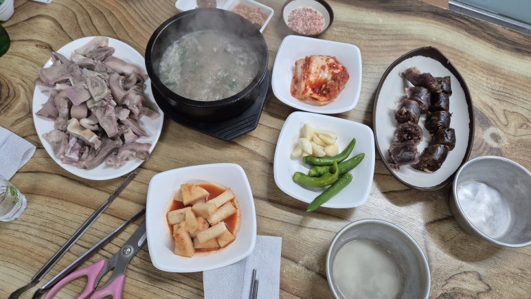 장터마늘순대 이미지