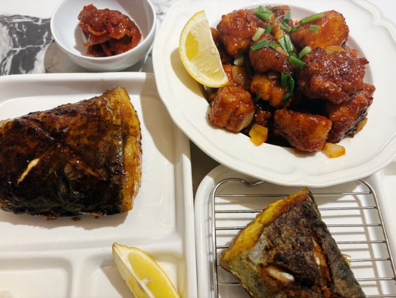 제철 맞은 삼치 한 마리로 즐기는 3가지 요리 삼치 카레 구이 삼치 엿장조림 삼치 케첩 강정 : 네이버 블로그