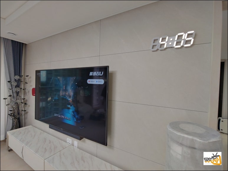 본아르떼 LG 75인치 시공사진 5