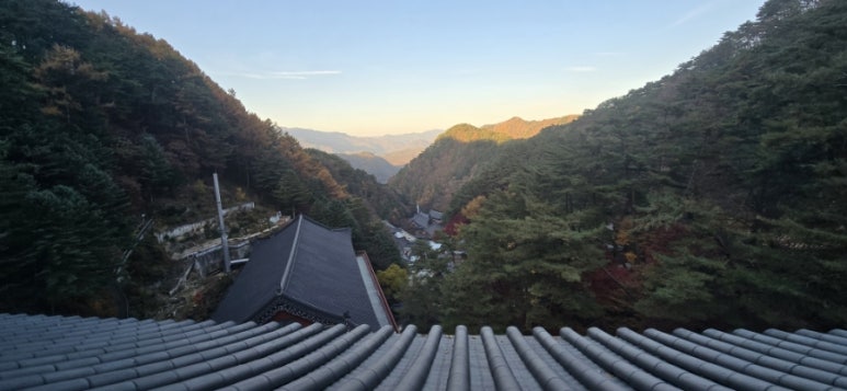 구인사 주차장 이미지