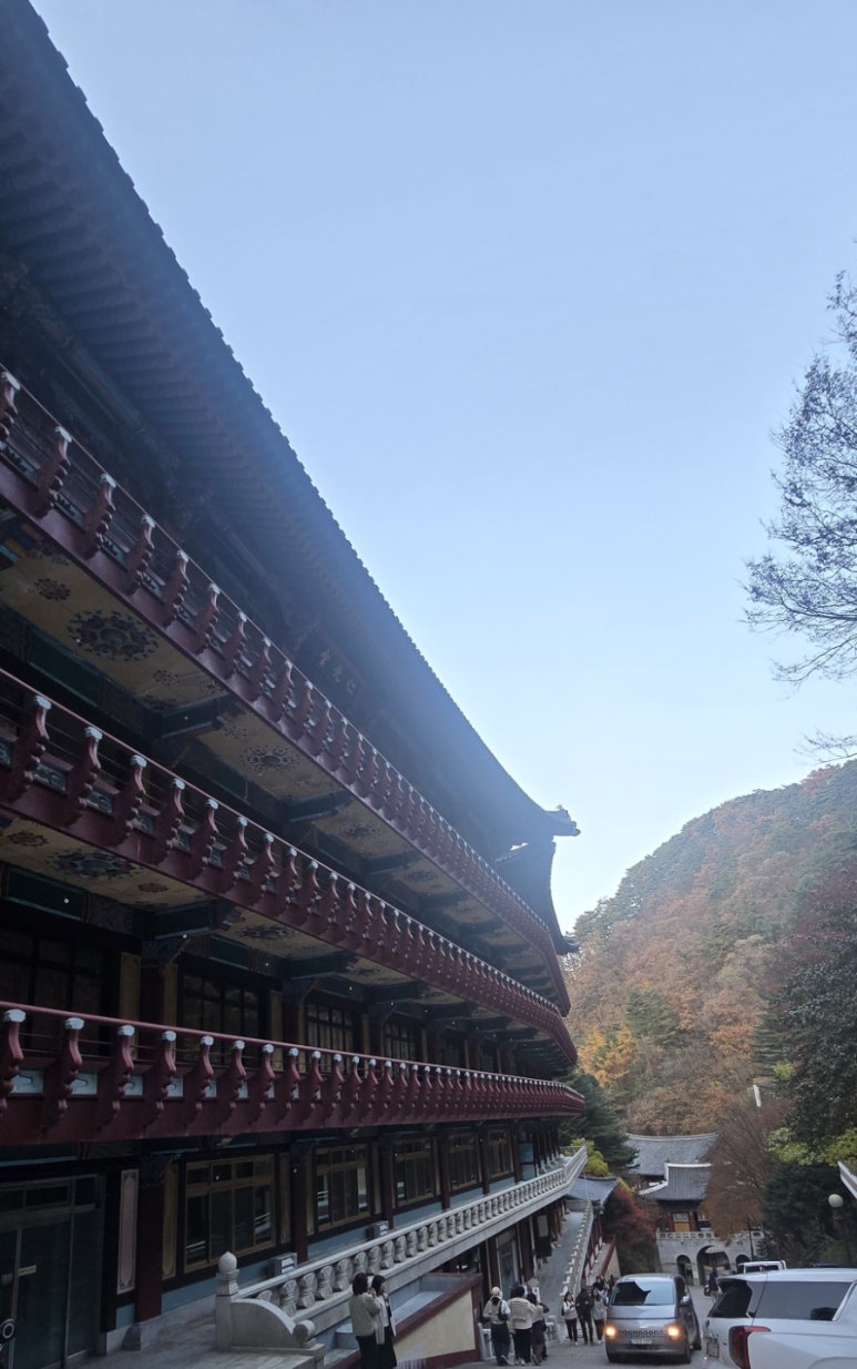 구인사 주차장 이미지