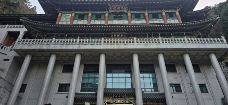 구인사 주차장 이미지