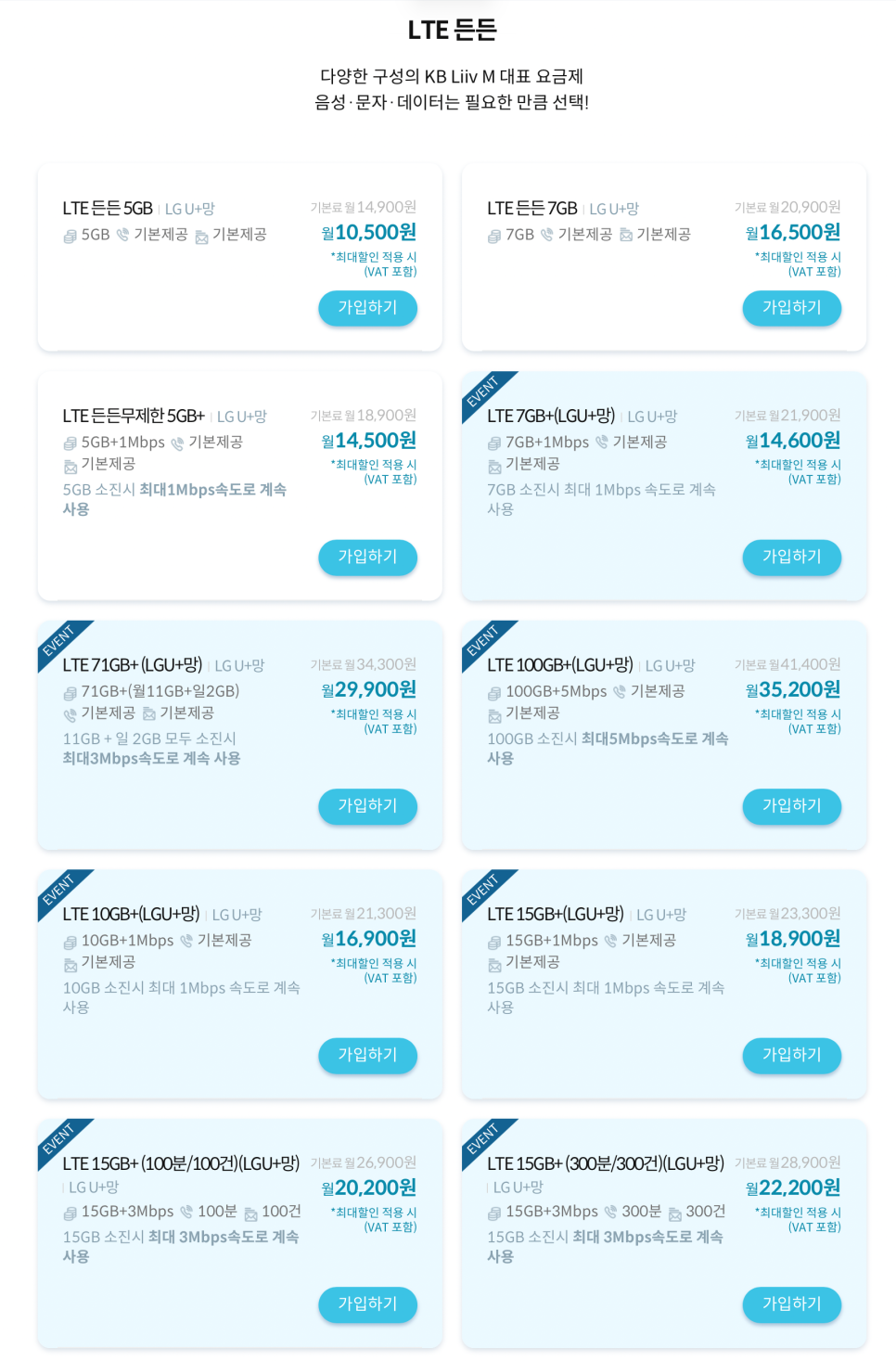 11월 알뜰폰 요금제 추천 "통신비 절감 KB리브모바일 고용량 9종 분석" 이미지 12