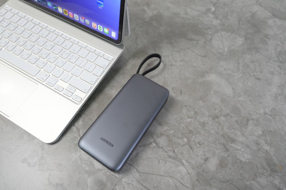 유그린 45W 20000mAh, 일체형 케이블 보조배터리 ‘아이패드프로 보조전원’의 완성형 이미지 12