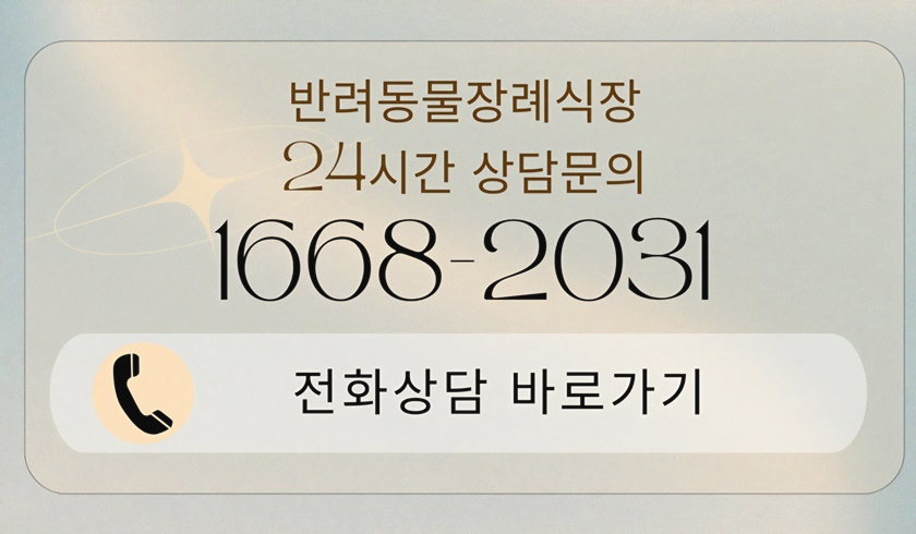 강아지 장례 비용, 믿을 수 있는 포포즈 장례식장 안내 — 사진 3