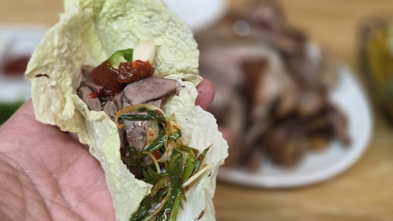 시골왕족보쌈 이미지