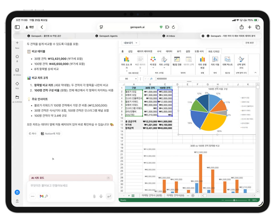이제는 AI로 ‘업무 결과물’까지 끝낸다, 올인원 AI 워크스페이스 Genspark 이미지 8