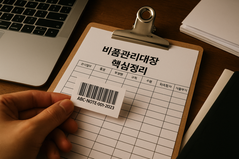 비품관리대장 뜻, 양식, 작성방법 : 네이버 블로그