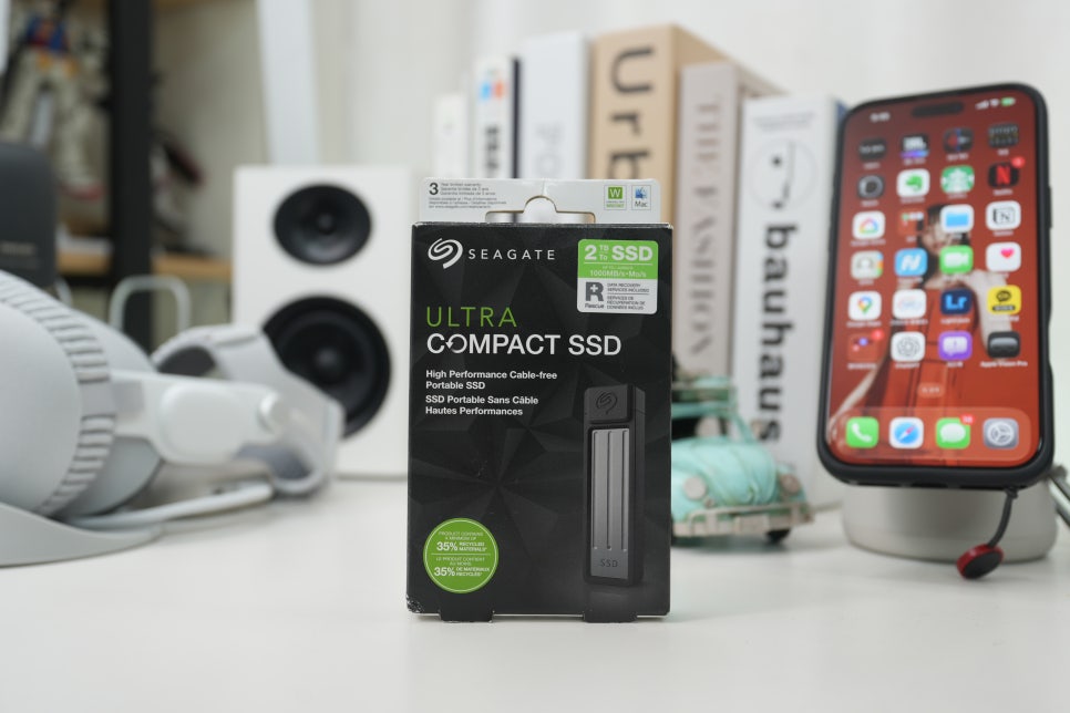 맥미니 아이패드프로 외장 하드 - 씨게이트 Ultra Compact SSD 2TB로 "소니A7C2 카메라 워크플로우" 이미지 3