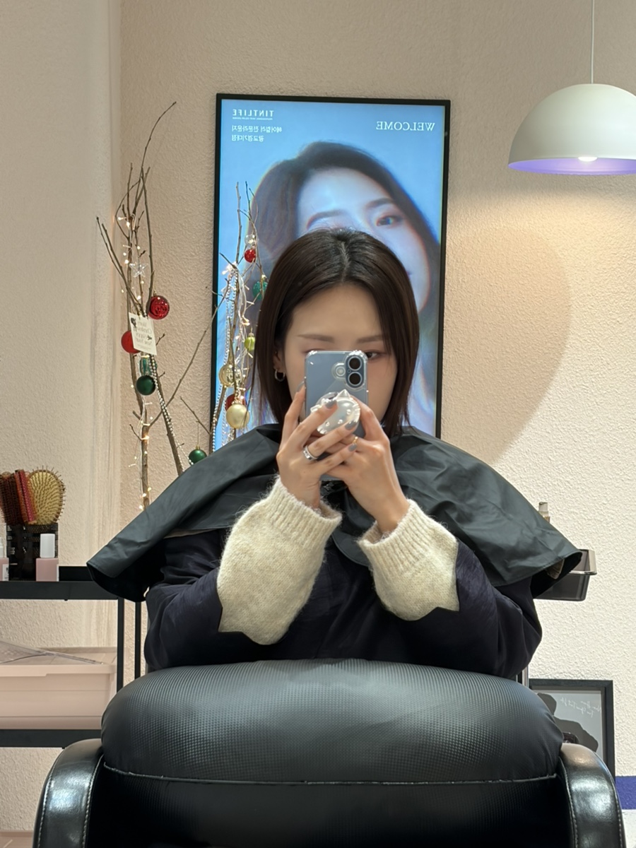 광교미용실추천ㅣ새치 커버와 붉은기 아웃! 염색 전문, 틴트라이프 수원광교 본점