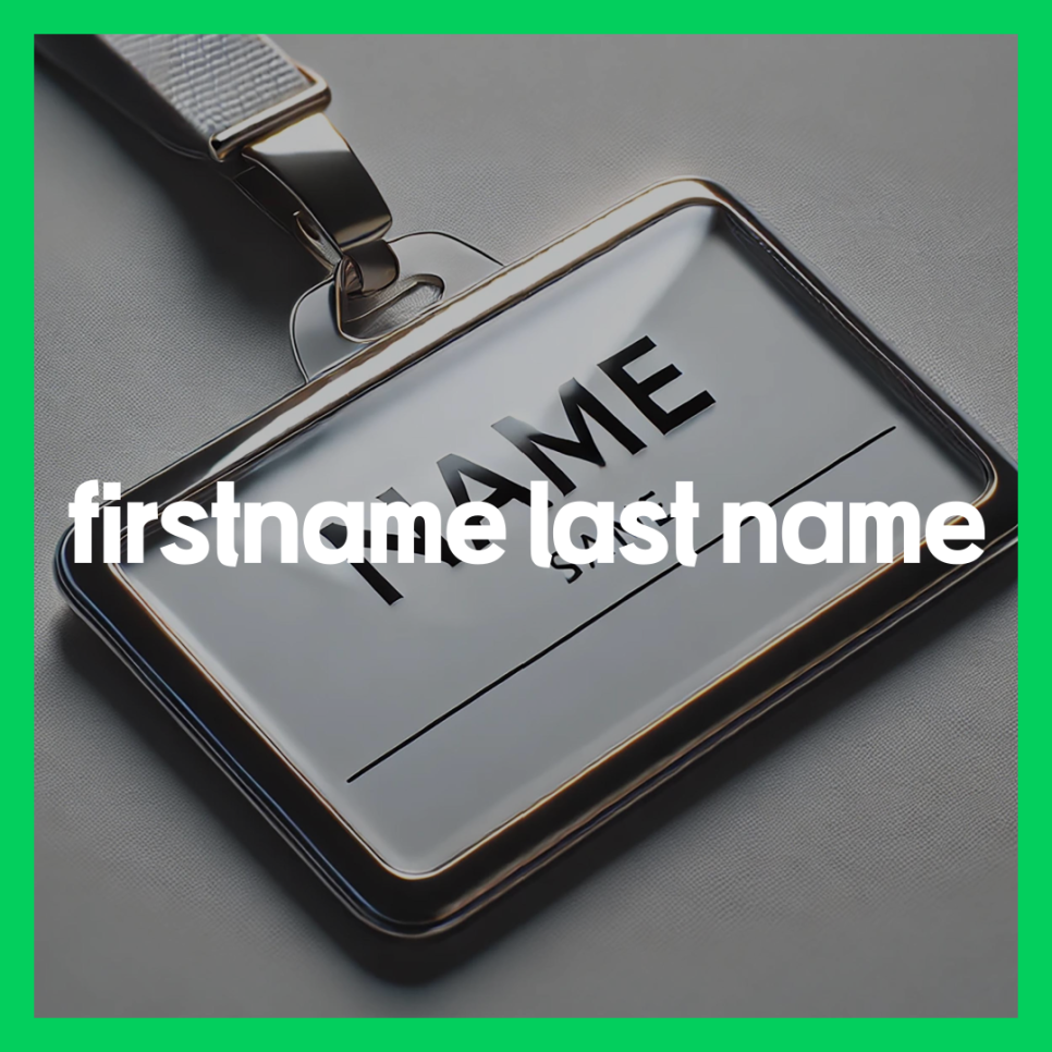 firstname last name 뜻 헷갈림 정리 : 네이버 블로그