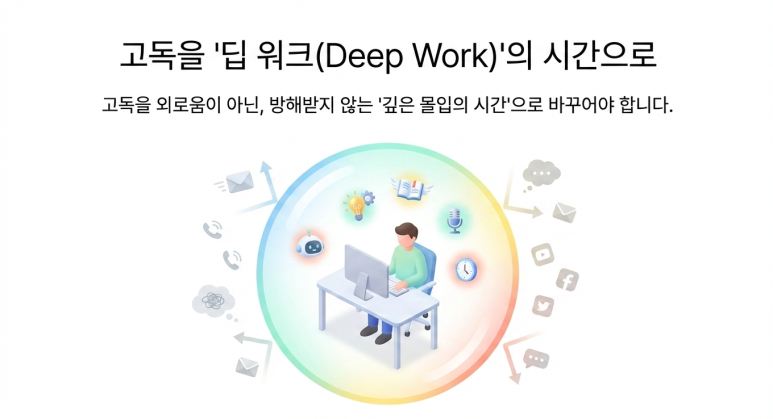 고독을 딥 워크로 전환