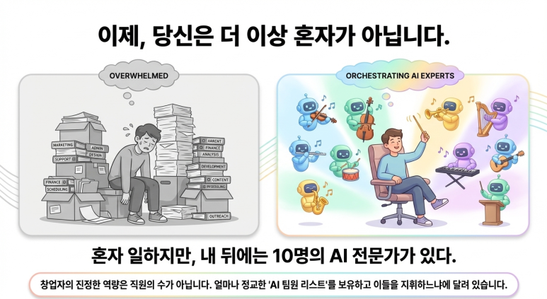 더 이상 혼자가 아니다