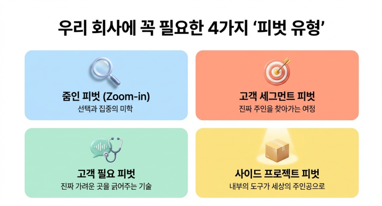 피벗의 유형